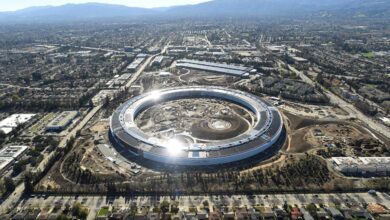Apple's 'spaceship' Campus is almost finished and these aerial pictures  show how AMAZING it looks