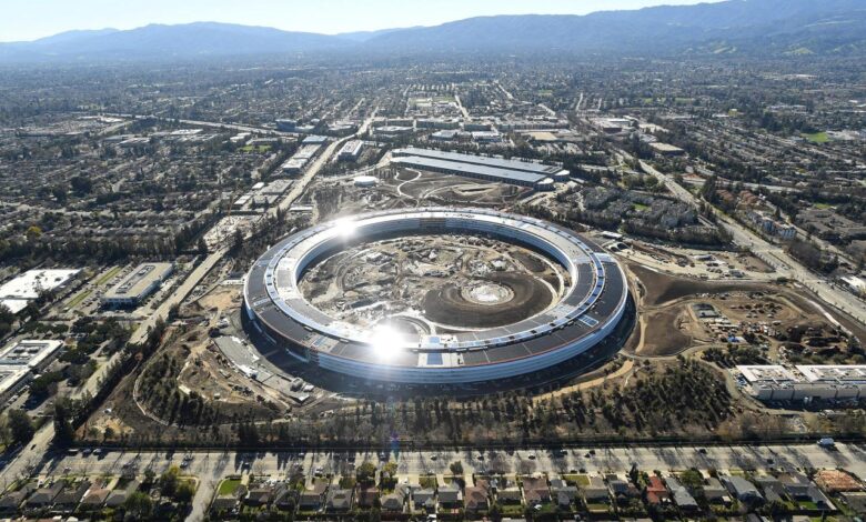 Apple's 'spaceship' Campus is almost finished and these aerial pictures show how AMAZING it looks